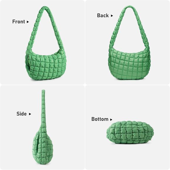 Puffer Tote Bag, Large Lhtweht Quilted Tote Bag Carryall Padding :') - Picture 8 of 9
